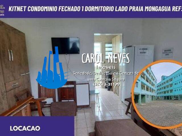 #13819 - Kitnet para Locação em Mongaguá - SP