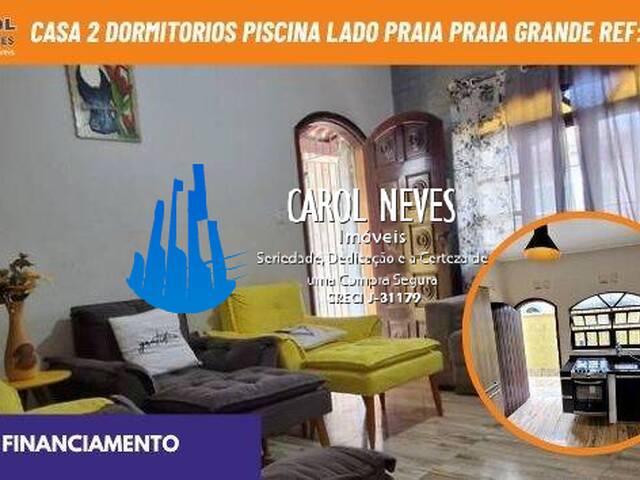 #14342 - Casa para Venda em Praia Grande - SP - 1