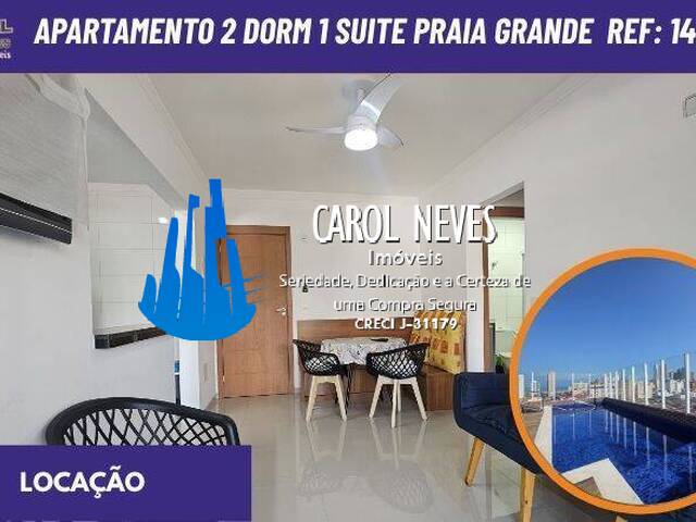 #14359 - Apartamento para Locação em Praia Grande - SP - 1