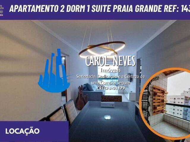 #14362 - Apartamento para Locação em Praia Grande - SP - 1