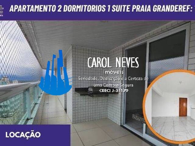 #14360 - Apartamento para Locação em Praia Grande - SP - 1