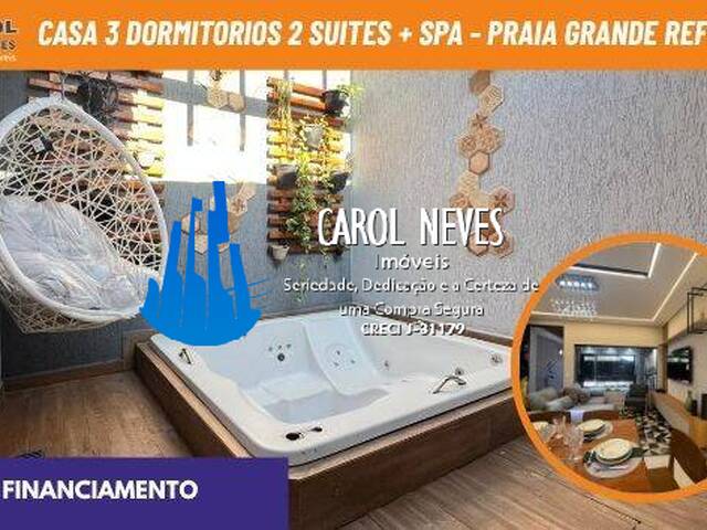 #14365 - Casa para Venda em Praia Grande - SP - 1