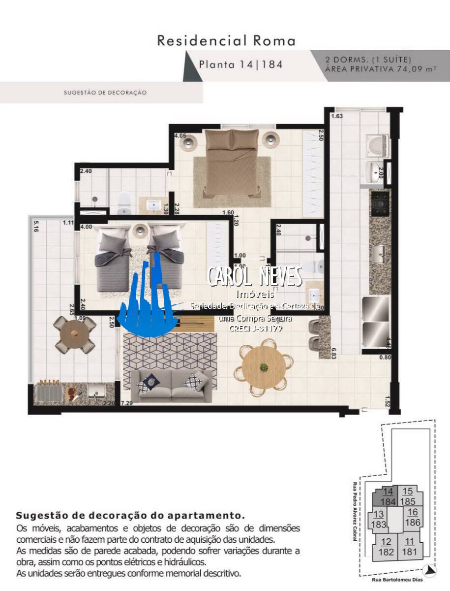 Apartamento, 2 quartos, 74 m² - Foto 17